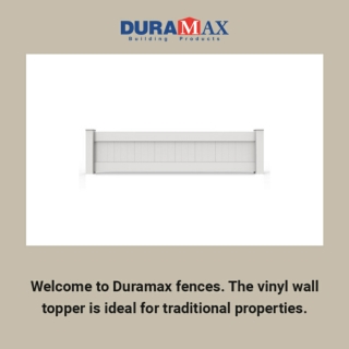 Invest in the vinyl wall topper from Duramax