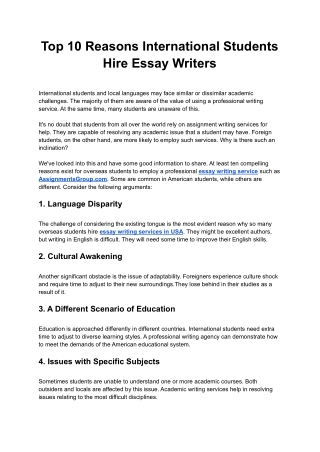 online essay writer in USA | assignmentsgroup