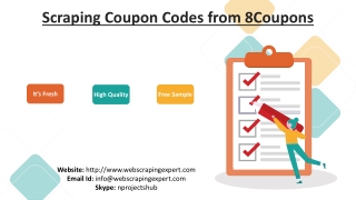 Scraping Coupon Codes from 8Coupons