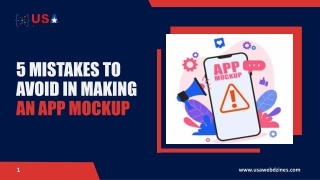 5 Mistakes To Avoid In Making An App Mockup