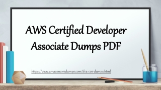 AWS DVA-C01 Dumps PDF - Amazonawsdumps.com