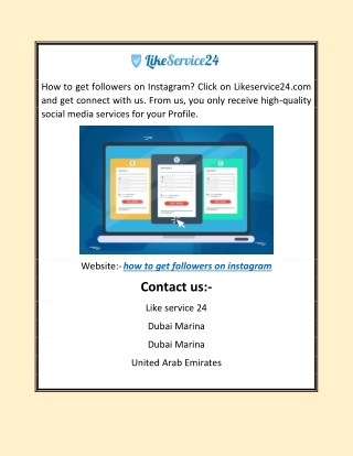 How To Get Followers On Instagram | Likeservice24.com