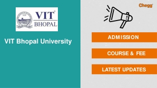 VIT Bhopal University