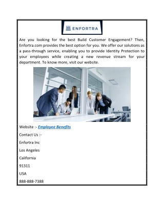 Get Employee Benefits  Enfortra