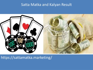 Satta Matka and Kalyan Result