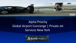 Global Airport Concierge |New York | Alpha Priority