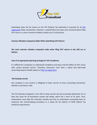 Vat Registration