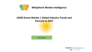 LiDAR Market – Global Industry Trends and Forecast to 2027