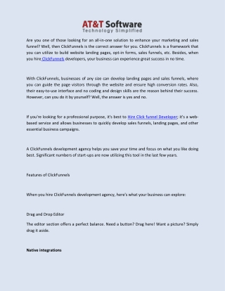 Hire Click funnel Developer
