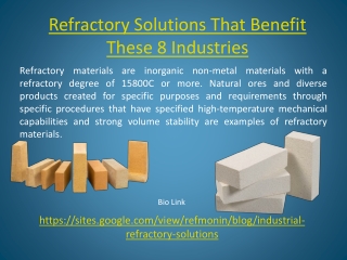 Refractory Solutions That Benefit These 8 Industries