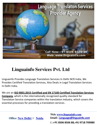 Top Business Translation Services Company in India.