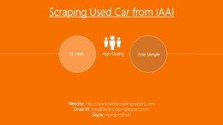 Scraping Used Car from IAAI