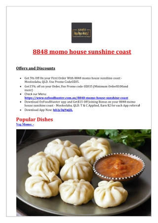 5% Off - 8848 momo house sunshine coast Nepalese Menu Mooloolaba, QLD