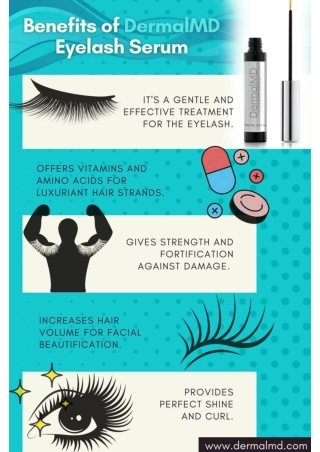 Benefits of DermalMD Eyelash Growth Serum
