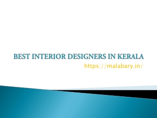 Best Interior Designers in Kerala