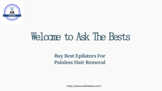Buy Best Epilators For Painless Hair Removal