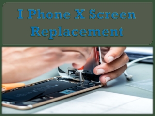 iPhone X Screen Replacement