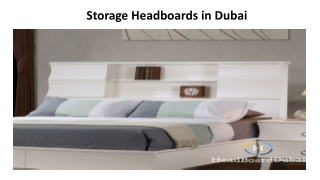 Storage Headboards in Dubai