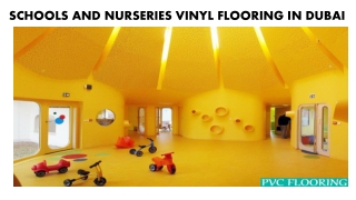 Schools And Nurseries Vinyl Flooring In Dubai