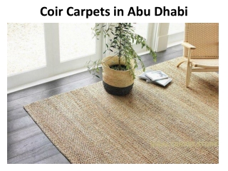 Coir Carpets in Abu Dhabi