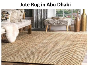 Jute Rug Dubai