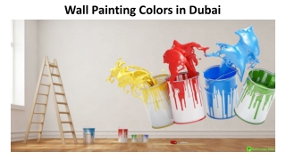 Wall painting in Dubai