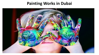 Painting Works in Dubai