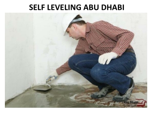 SELF LEVELING ABU DHABI