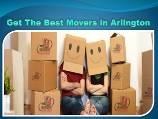 Get The Best Movers in Arlington