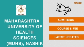 Maharashtra University of Health Sciences [MUHS], Nasik