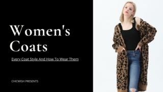 Womens Coats - Every Coat Style And How To Wear Them