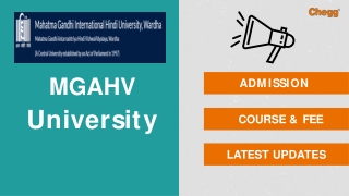 Mahatma Gandhi Antarrashtriya Hindi Vishwavidyalaya-[MGAHV], Wardha