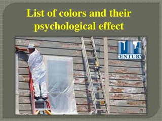 List of colors and their psychological effect