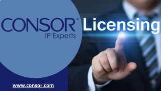 Intellectual Property Licensing | CONSOR IP Consulting and Valuation