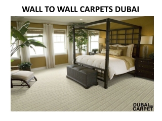 WALL TO WALL CARPETS IN DUBAI