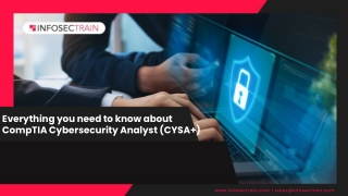 Everything you need to know about CompTIA Cybersecurity Analyst (CYSA )