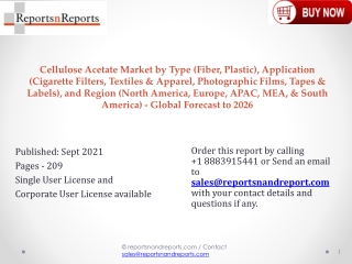 Why Global Cellulose Acetate Market is in Demand since Years?