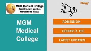 MGM Institute of Health Sciences-[MGM], Mumbai