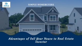 Sell Your House Fast to Real Estate Investor | Simple Homebuyers