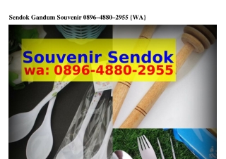 Sendok Gandum Souvenir Ô896·Ꮞ88Ô·ᒿ955(WA)