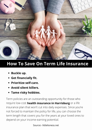 How To Save On Term Life Insurance