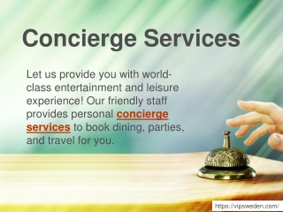 Concierge Services