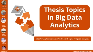 Thesis Topics in Big Data Analytics