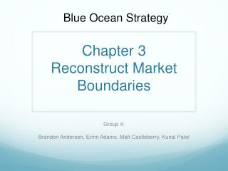 Chapter 3 Reconstruct Market Boundaries