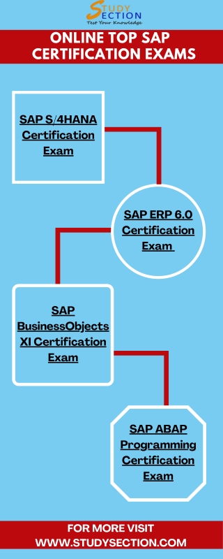 Online TOP SAP  Certification exams - StudySection