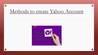 Create Yahoo Email Account