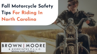 Fall Motorcycle Safety Tips For Riding In North Carolina