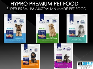 Hypro Premium Food for Dogs and Cats| Pet Supplies | VetSupply