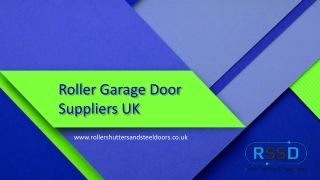 Roller Garage Door Suppliers UK