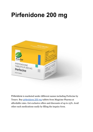 Pirfenidone 200 mg (1)